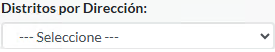 11. Distritos por Dirección