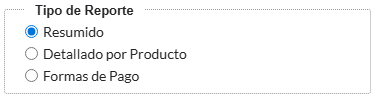 15. Tipos Reporte