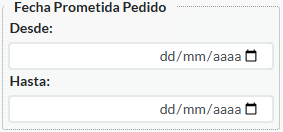 4. Fecha Prometida Pedido