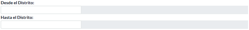 6. Desde el Distrito - Hasta el Distrito