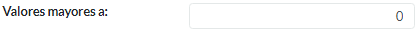 6. Valores Mayores a
