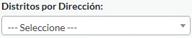 10. Distritos por Dirección
