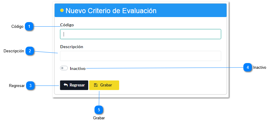 Crear Criterios de Evaluación