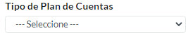 5. Tipo de plan de cuentas