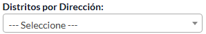 15. Distritos por Dirección