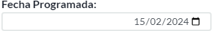 2. Fecha Programada