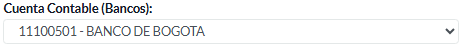 4. Cuenta Contable (Bancos)