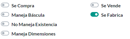 17. Configuración del Producto