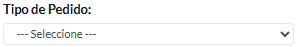 14. Tipo de Pedido