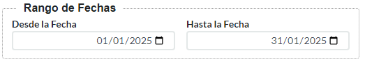 5. Rango de Fechas