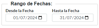 10. Rango de Fechas