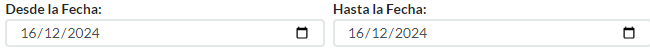 2. Desde la Fecha - Hasta la Fecha