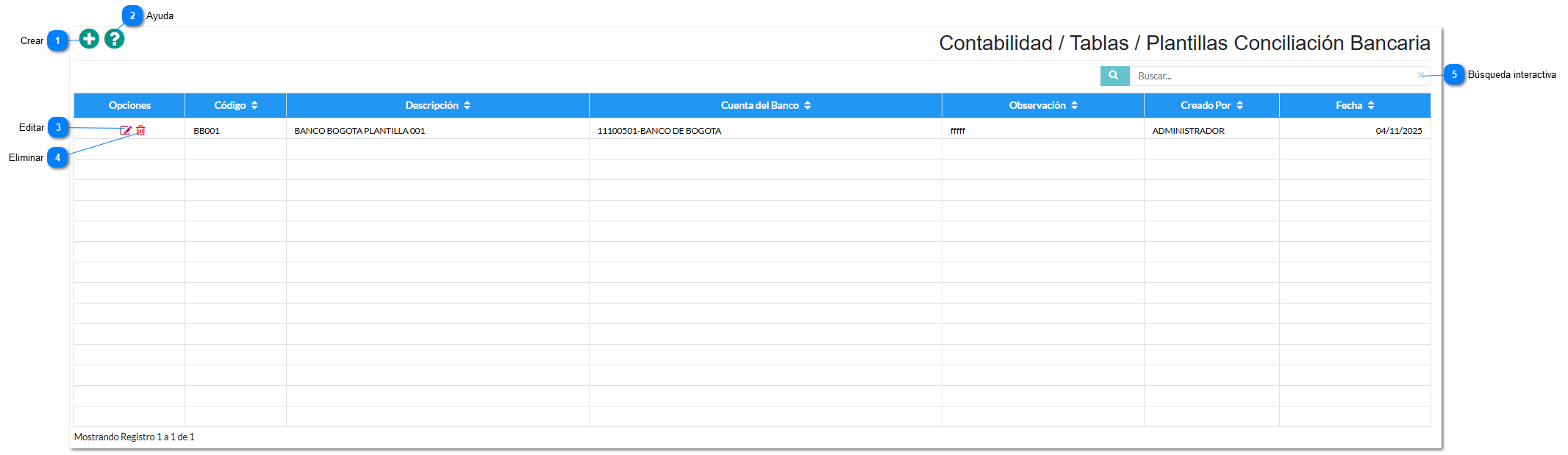 Plantillas Conciliaciones Bancarias