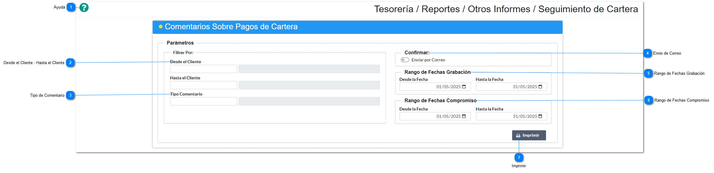 Seguimiento de Cartera